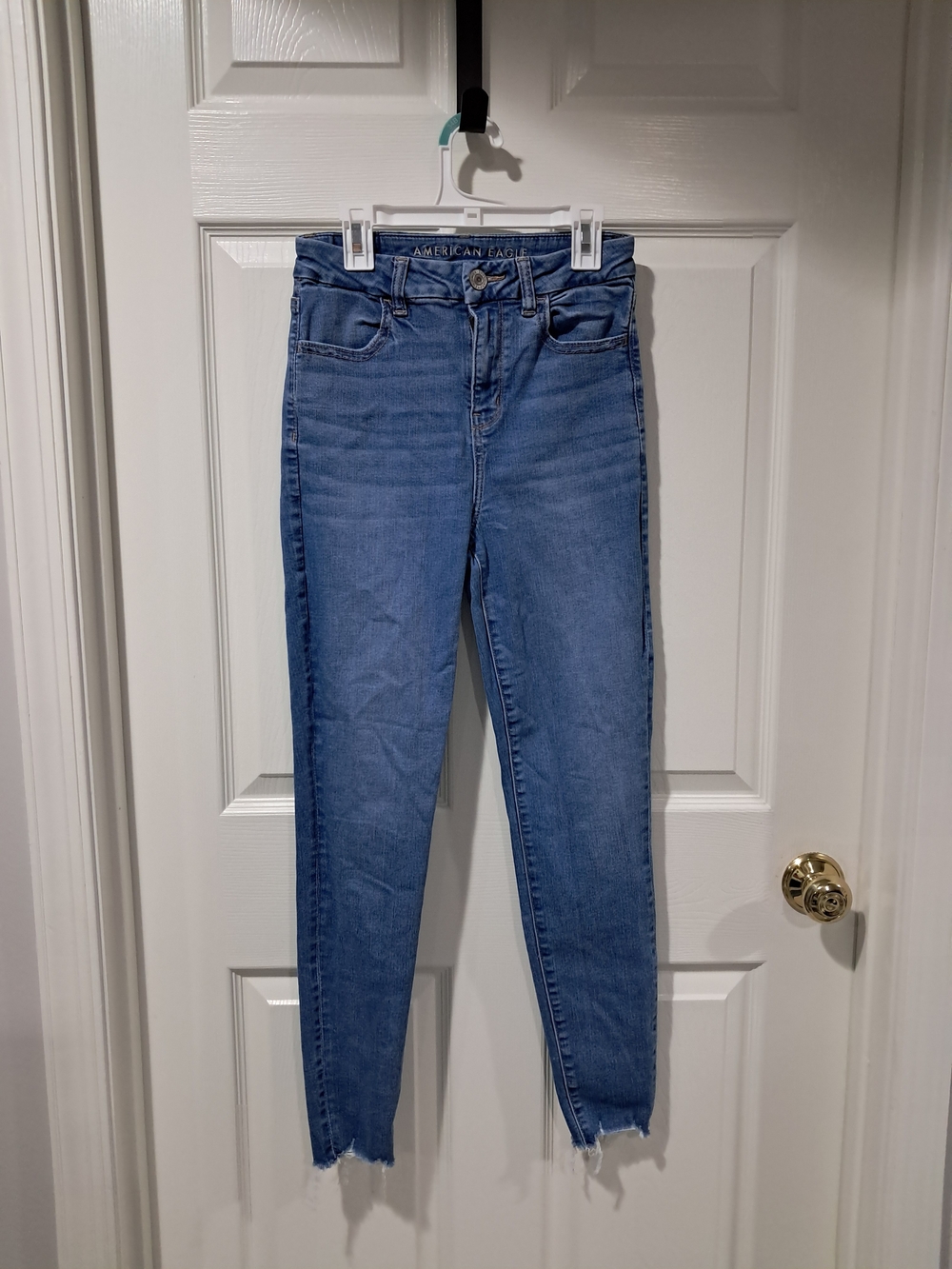 American Eagle Outfitters High-Rise Blue Skinny Jeans